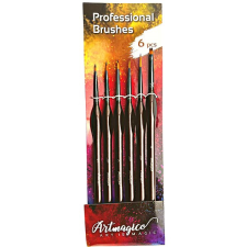 Artmagico ecsetkészlet, 6 db ecset, festék