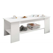 Artool Kami dohányzóasztal, laminált lap, 1 polc, fehér, 120x50x45 cm bútor