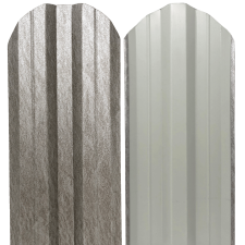 ÁRVAI KERÍTÉS Lemez fém kerítésléc QUARTZ 0,4mm (Kialakítás: Ívelt végű, Hosszúság: 130cm) kerti bútor