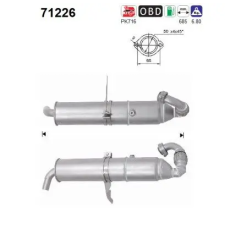 AS katalizátor AS 71226 autóalkatrész