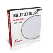 Asalite LED 18W 4000K MENNYEZETI LÁMPA KÖR OPÁL BÚRA BELLA világítás