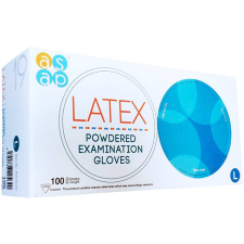 ASAP Púderes latex kesztyű 100 db L takarító és háztartási eszköz