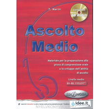 ASCOLTO MEDIO+CD nyelvkönyv, szótár