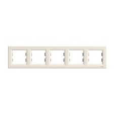  ASFORA Ötös keret, vízszintes, bézs ( Schneider Electric EPH5800523 ) villanyszerelés