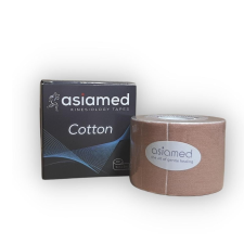 ASIAMED KINEZIO TAPE, KINEZIOLÓGIAI SZALAG Latexmentes, pamut 5 CM X 5 M gyógyászati segédeszköz