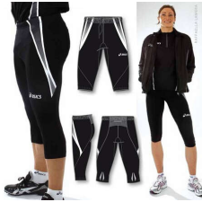 Asics Knee Tight Sud uniszex futónadrág M-es női rövidnadrág