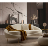 ASIR Design 3 személyes kanapé Elara 255 cm krém bouclé