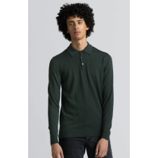 Asket , The Merino Wool Polo, Zöld, Xs - Long férfi póló