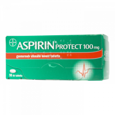 ASPIRIN Protect 100 mg gyomornedv ellenálló bevont tabletta 98 db vitamin és táplálékkiegészítő