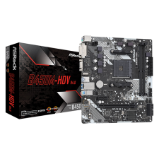 Asrock Alaplap AM4 AMD B450, mATX (B450M-HDV R4.0) alaplap