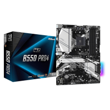 Asrock Alaplap AM4 B550 PRO4 AMD B550, ATX alaplap