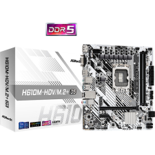 Asrock Alaplap S1700 H610M-HDV/M.2+ D5 INTEL H610, mATX alaplap