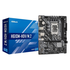 Asrock H610M-HDV/M.2 D4 Intel H610 LGA1700 mATX alaplap alaplap