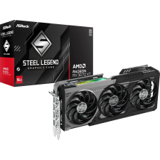 Asrock Radeon RX 9070 XT 16GB GDDR6 Steel Legend Dark Videókártya videókártya