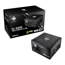 Asrock Steel Legend 650W moduláris tápegység fekete (SL-650G) (SL-650G) tápegység