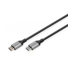 Assmann 8K DisplayPort connection cable Version 1.4 2m Black kábel és adapter