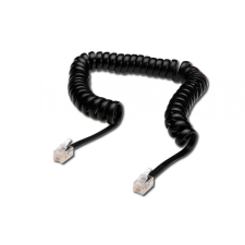 Assmann AK-460101-040-S RJ10 telefonkábel 4m Black kábel és adapter