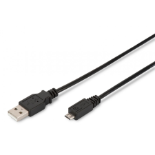 Assmann Assmann USB 2.0 connection cable, type A - micro 3m Black kábel és adapter