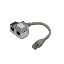 Assmann AT-AG CX2 CAT5e elosztó szürke (AT-AG CX2) kábel és adapter