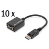 Assmann DisplayPort adapter cable, DP - HD15