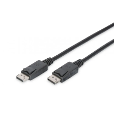 Assmann DisplayPort connection cable, DP 1m Black AK-340106-010-S kábel és adapter