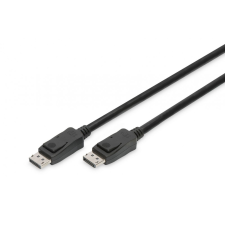 Assmann DisplayPort connection cable, DP 5m Black kábel és adapter