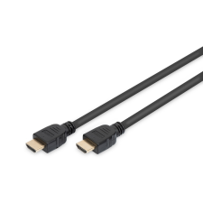 Assmann HDMI v2.1 - HDMI kábel 5m Fekete kábel és adapter