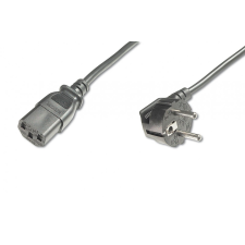 Assmann Power Cord, CEE 7/7 (Typ-F) 90° angled - C13 kábel és adapter