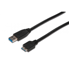 Assmann USB 3.0 connection cable, USB A - Micro USB B kábel és adapter