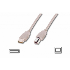 Assmann USB A-B összekötő kábel 3m (AK-300102-030-E) kábel és adapter