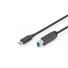 Assmann USB Type-C connection cable, type C to B kábel és adapter