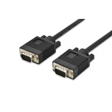 Assmann VGA Monitor connection cable, HD15 3m Black AK-310103-030-S kábel és adapter