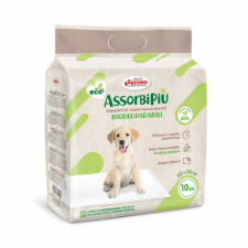 AssorbiPiu ECO biológiailag lebomló kutyapelenka L 60x60, 10db kutyafelszerelés