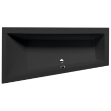 Asszimetrikus kád Polysan ANDRA L 90x170 cm akrilát bal fekete 81111BM kád, zuhanykabin