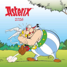  Asterix 2026 - Wand-Kalender - Broschüren-Kalender - 30x30 - 30x60 geöffnet - Cartoon naptár, kalendárium