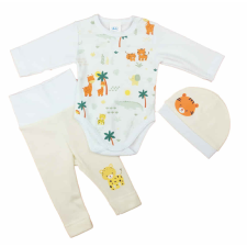 Asti 3 részes baba szett Szafaris mintával babaruha szett