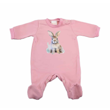 Asti Belül bolyhos hosszú ujjú kislány rugdalózó Nyuszi mintával rugdalózó