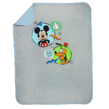  Asti Disney Mickey és Plútó pamut babatakaró szürke 70x90 babaágynemű, babapléd