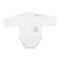 Asti Elöl patentos hosszú ujjú baba body – Kis cipő mintával kombidressz, body