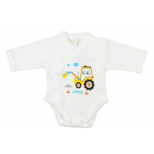 Asti Elöl patentos hosszú ujjú baba body Markoló mintával kombidressz, body