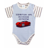 Asti Feliratos rövid ujjú baba body
