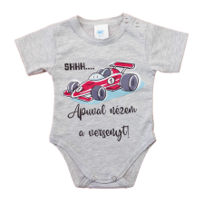 Asti Feliratos rövid ujjú baba body kombidressz, body