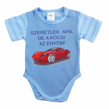 Asti Feliratos rövid ujjú baba body kombidressz, body