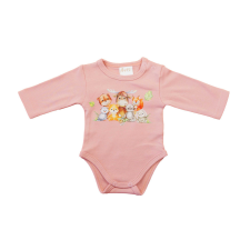 Asti Hosszú ujjú baba body - Állatos mintával kombidressz, body