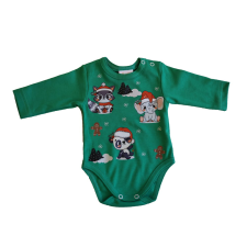 Asti Hosszú ujjú baba body karácsonyi mintával kombidressz, body
