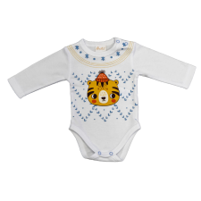 Asti Hosszú ujjú baba body karácsonyi tigris mintával kombidressz, body