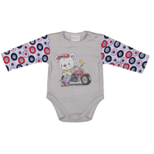 Asti Hosszú ujjú baba body Motoros maci mintával kombidressz, body