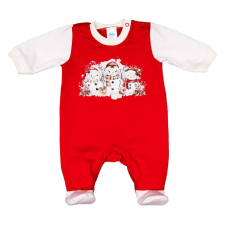 Asti Hosszú ujjú baba rugdalozó karácsonyi mintával rugdalózó