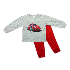 Asti Hosszú ujjú fiú pizsama - Autós mintával gyerek hálóing, pizsama