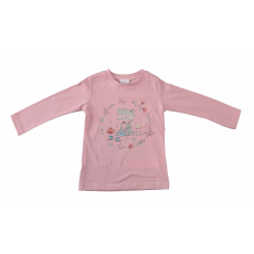 Asti Hosszú ujjú kislány póló cuki mosómedve mintával
